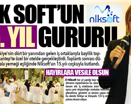 nlksoft un 15.yıl Gururu Başlığıyla Oluşum Gazetesinde yer aldık!