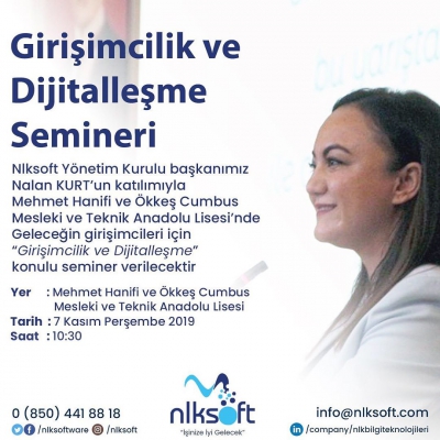  “Girişimcilik ve Dijitalleşme” Konulu Seminer