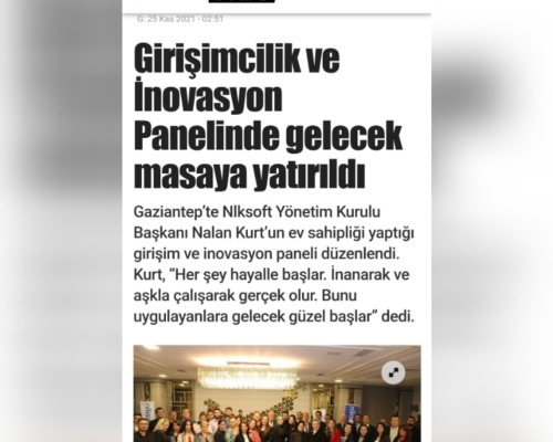 Girişimcilik Ve İnovasyon Panelinde Gelecek Masaya Yatırıldı.