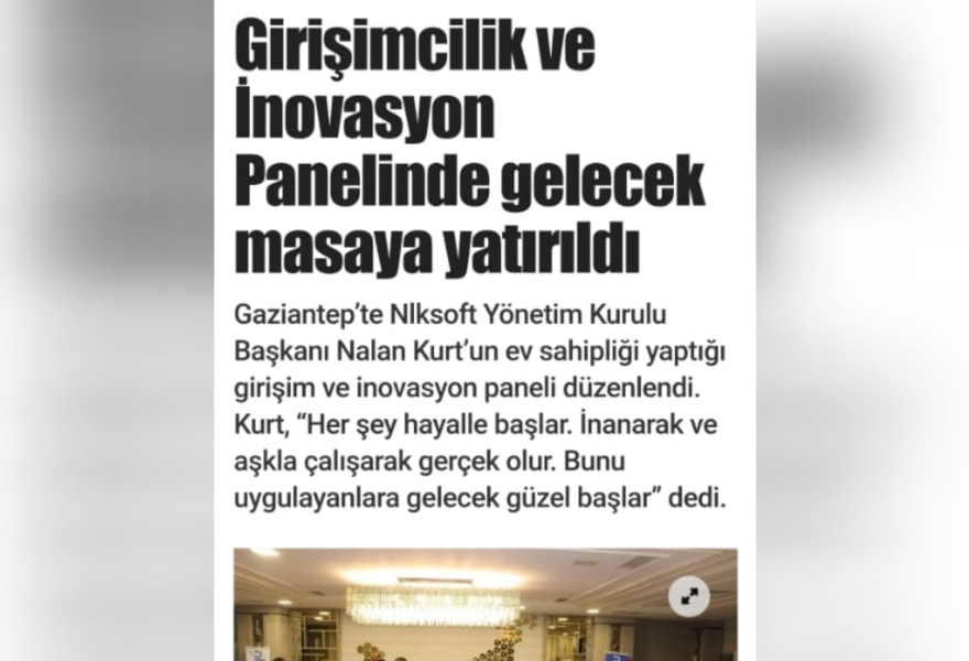 Girişimcilik Ve İnovasyon Panelinde Gelecek Masaya Yatırıldı.