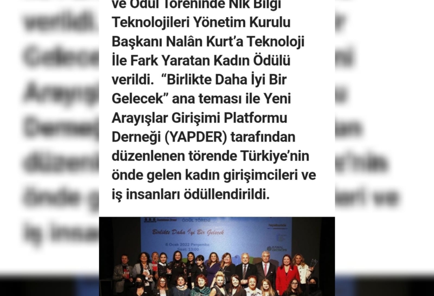 Başarı Ödül Getirdi..