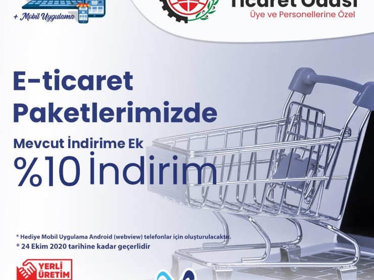  E-Ticaret Paketlerimizde Mevcut İndirime Ek %10 İndirim!