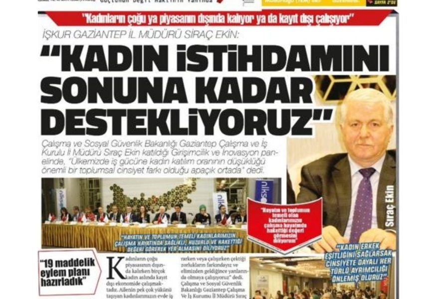 Kadın İstihadamını Sonuna Kadar Destekliyoruz.DOĞUŞ GAZETESİ